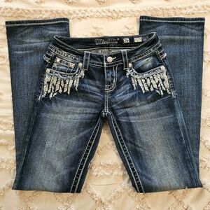 Miss Me Women's Dark Blue Boot Cut Jeans